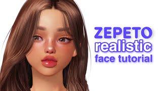 Zepeto realistic face tutorial  pretty girl
