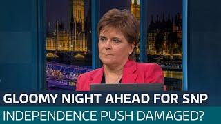Not a good night for the SNP Nicola Sturgeon reacts to predicted losses in Scotland  ITV News