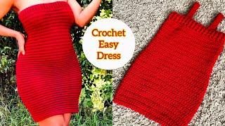 Crochet Easy Dress  All Sizes