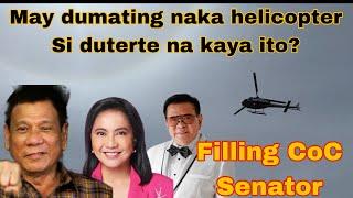 Hala Si DUTERTE NA KAYA ANG DUMATING NAKA HELICOPTER