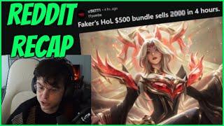 Sales From Fakers $500 Ahri Skin & T1 Academy Vlog  Reddit Recap