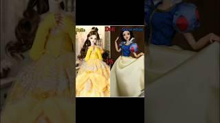 Belle  Vs Snow White # Disney Princess#dress #makeup #doll#shorts #ytshorts