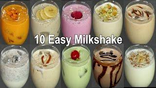 10 Easy Milkshake Recipe  How to Make Homemade Milkshake