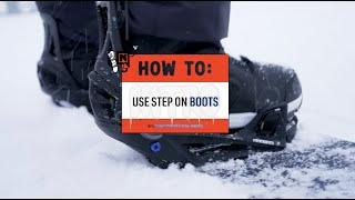 How To Use Step On Boots