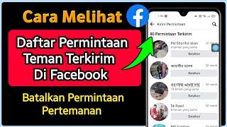 Cara Melihat Daftar Permintaan Pertemanan Terkirim Facebook   Batalkan Permintaan Pertemanan 2023