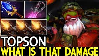 TOPSON Sniper Brutal Assassinate Damage with Scepter Build Dota 2