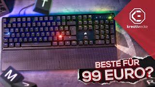 ECHT GUT Die BESTE Gaming Tastatur UNTER 100€ Full Size Corsair K70 Core Review