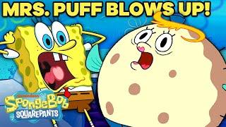 Every Time SpongeBob Makes Mrs. Puff INFLATE  SpongeBob