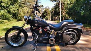 Harley Davidson Softail fxst on road