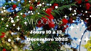 Vlogmas du 10 au 12 décembre 2023  Pythagore déco de Noël et tirage au sort