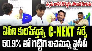 C-NEXT AP Survey AP 2024 Elections Survey  TDP  YSRCP  Janasena  @PrajaChaithanyam