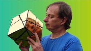 Tony Fishers Biggest Golden Cube Puzzle in the World unofficial Record