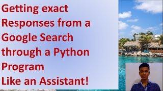 Scraping and getting exact search Results with Beautifulsoup in Python