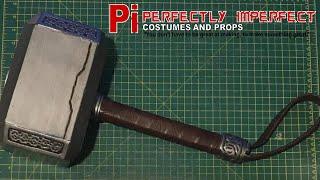 How to make Thor’s Hammer Mjolnir FREE template in video description
