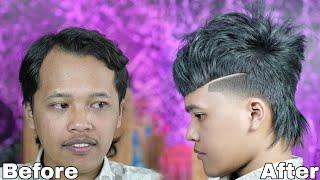 Creative Mullet Tutorial - Amazing Mens Haircut Transformation -  Taper Fade -  THE HORSE 