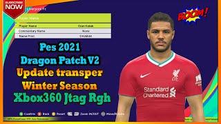 Pes 2021 Dragon Patch V2 Update transper Winter Season Xbox360 Jtag Rgh