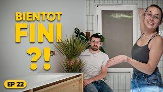 JOINTS DE COULEUR et BAC À PLANTES  La salle de bain est bientôt TERMINÉE - VLOG RÉNOVATION EP22