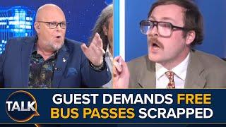 IM DISGUSTED  Guest Wants Pensioners To Lose Free Bus Passes James Whale Outraged