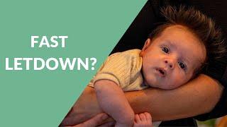 Breastfeeding When Milk Flows too Fast Forceful or Overactive Letdown