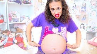 WATCH MY BABY MOVE IN MY PREGNANT BELLY
