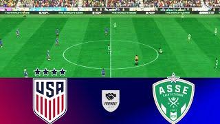 FC 24 - USWNT vs. SAINT-ÉTIENNE W  July 19 2024  Friendly Match  PS5 Gameplay