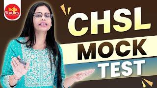 CHSL Mock test 2024    For all govt. exams    With Soni Maam