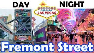 Fremont Street Walking Tour 2021 Downtown Las Vegas