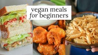 3 Easy Vegan Recipes for Beginners  Vegan Basics