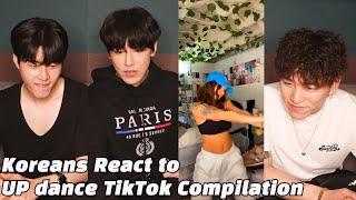 Koreans React to UP dance TikTok Challenge