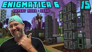 Lets Play Enigmatica 6 Expert EP 15 - Pneumaticcraft Oil Refinery to Plastic Setup LPG to Sheets