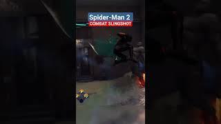 Spider-Man 2 Slingshot in combat to catch an enemy with a Finisher #spiderman2