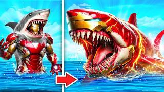From IRON MAN To MEGALODON IRON MAN In GTA 5