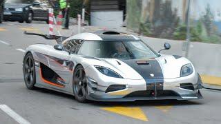 GIRL DRIVING Her $7 MILLION Koenigsegg ONE1 - Start Up Revs Accelerations