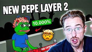 New PEPE Meme Coin PRE SALE Building its own Layer 2 Blockchain