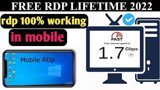 how to create rdp in mobile  how to create rdp in window 10