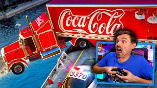 In GTA 5... Coca Cola Truck crashes and ALL HELL BREAKS LOOSE LSPDFR Police Mod #LSPDFR