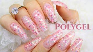  How to All Glitter Polygelnails