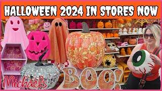 HALLOWEEN 2024 FULLY STOCKED SHELVES at MICHAELS STORE WALK THRU - HAPPY HALLOW DECOR #halloween