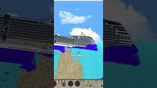 The Royal Caribbean Ship Vs. GIANT Underwater Rock - Floating Sandbox