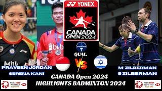 Praveen JORDANSerena KANI INA vs M ZILBERMANS ZILBERMAN ISRXDR 32  CANADA Open 2024