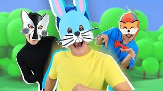 Funny Bunnies Wolf & Fox Tale  D Billions Kids Songs