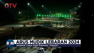 Arus Mudik 2024 Tol Cikampek Utama Terpantau Ramai Lancar - BIM 0804