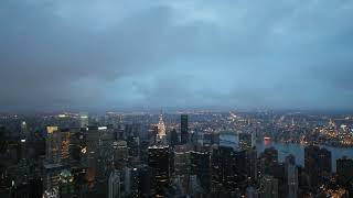 10 Hours Manhattan NY Evening Time Lapse - Video & Audio 1080HD SlowTV