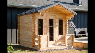 CT Georgian Sauna with Porch