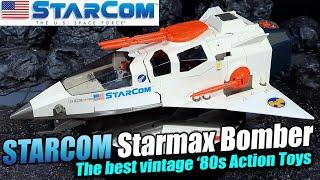 STARMAX BOMBER Starcom US Space Force 1980s Vintage action figure toys review - The best toy ever