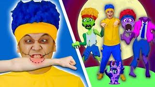 Zombie Dance With Cha-Cha Chicky Lya-Lya & Boom-Boom  D Billions Kids Songs