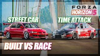 Forza Horizon 5 - Built vs Race Mitsubishi Evo