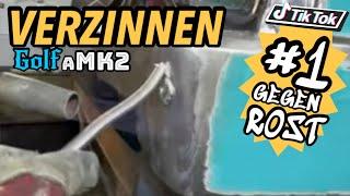 Golf 2 wird verzinnt #amk2 Vid12