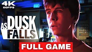 AS DUSK FALLS Gameplay Walkthrough FULL GAME Best Ending 4K 60FPS - No Commentary