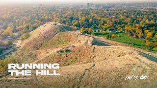 Running the Hill at Camels Back Park in Boise ID